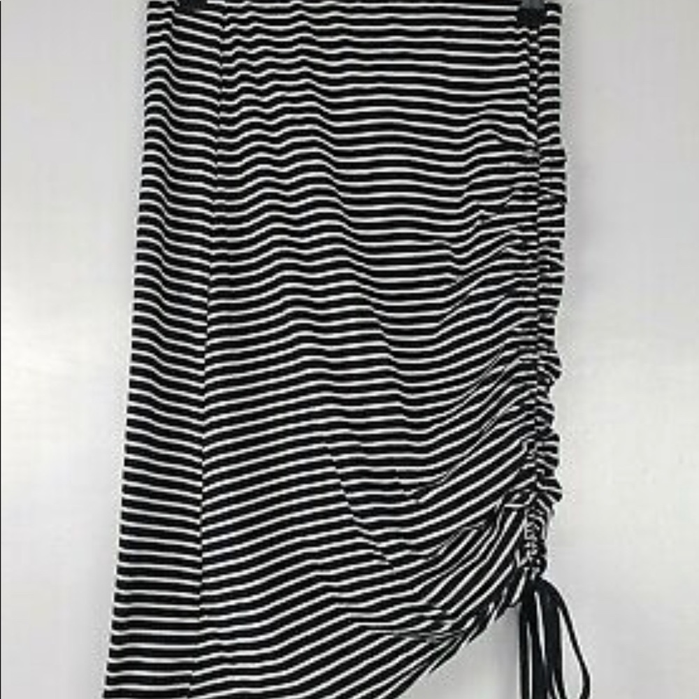Susina Womens Mini Skirt Cinched Drawstring Side